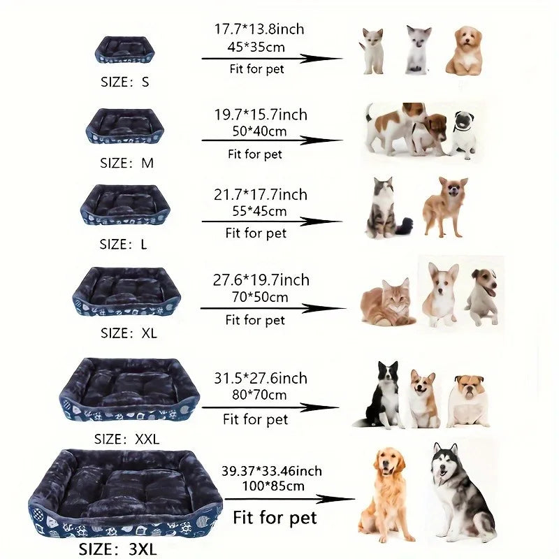 Patterned Dog Bed - Deveaux